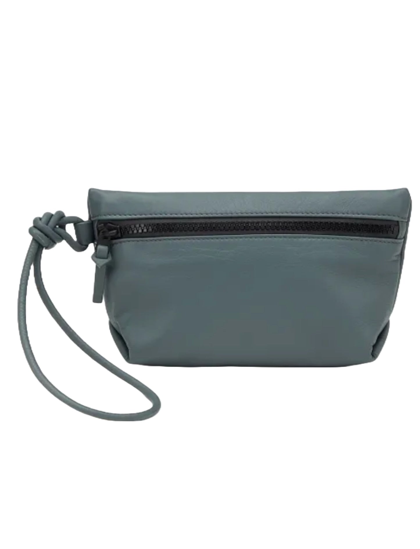 Luxury Bottega Veneta Leather Grey Clutch