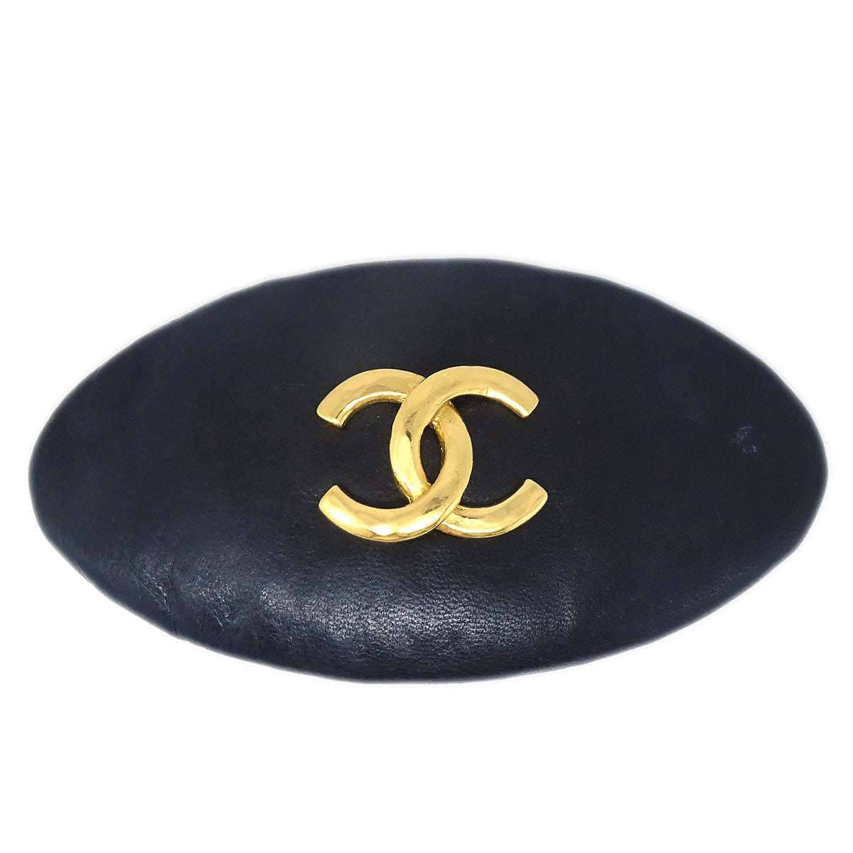 Luxury Chanel Hair Barrette Black 51