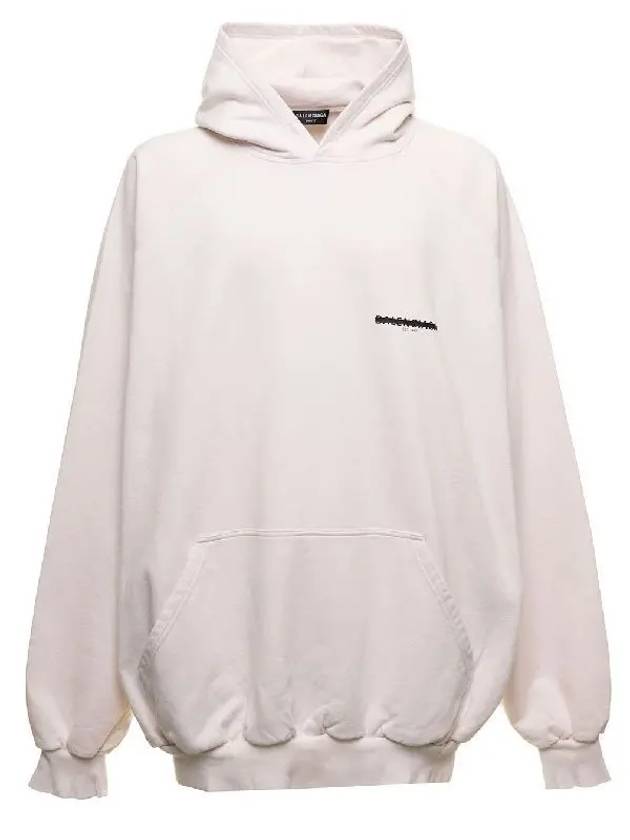 Luxury Balenciaga Strike 1917 Overfit Hoodie White
