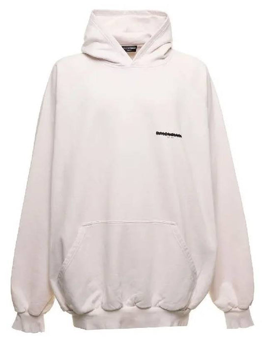 Luxury Balenciaga Strike 1917 Overfit Hoodie White