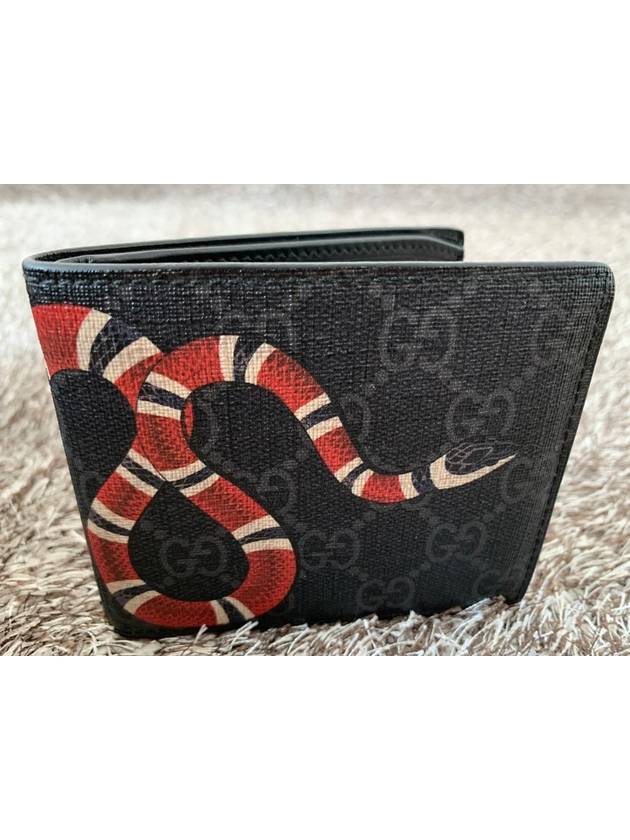 Luxury Gucci Trending 2025 snake half wallet