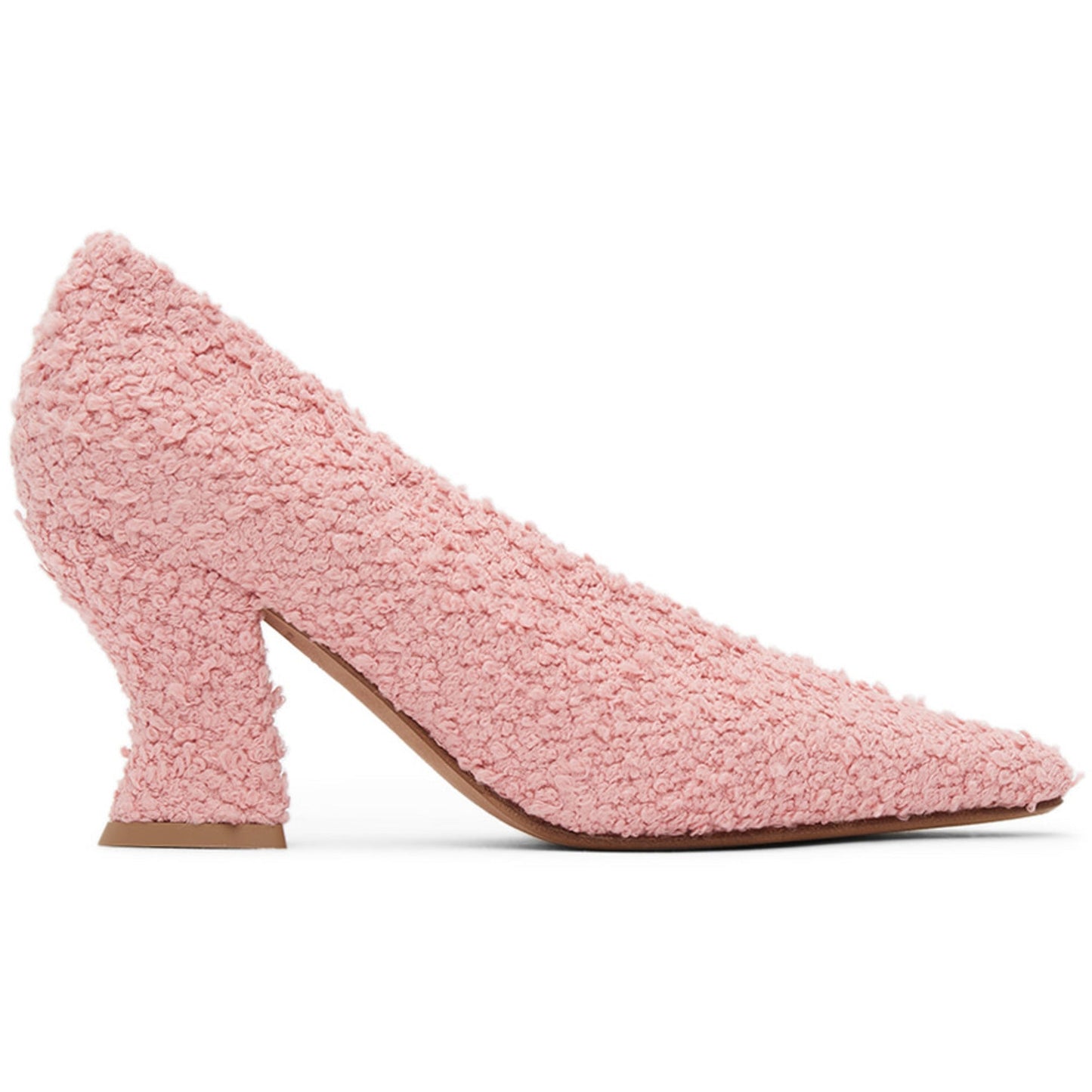 Luxury Bottega Veneta Bouclé Almond Pumps