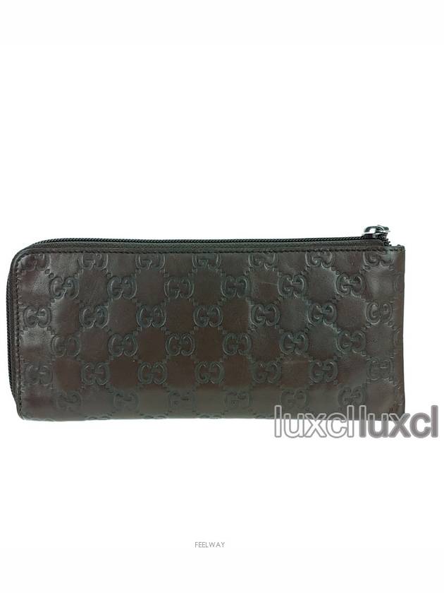 Luxury Gucci Trending 2025 GG Cima Around Zipper Women s Long Wallet 245003