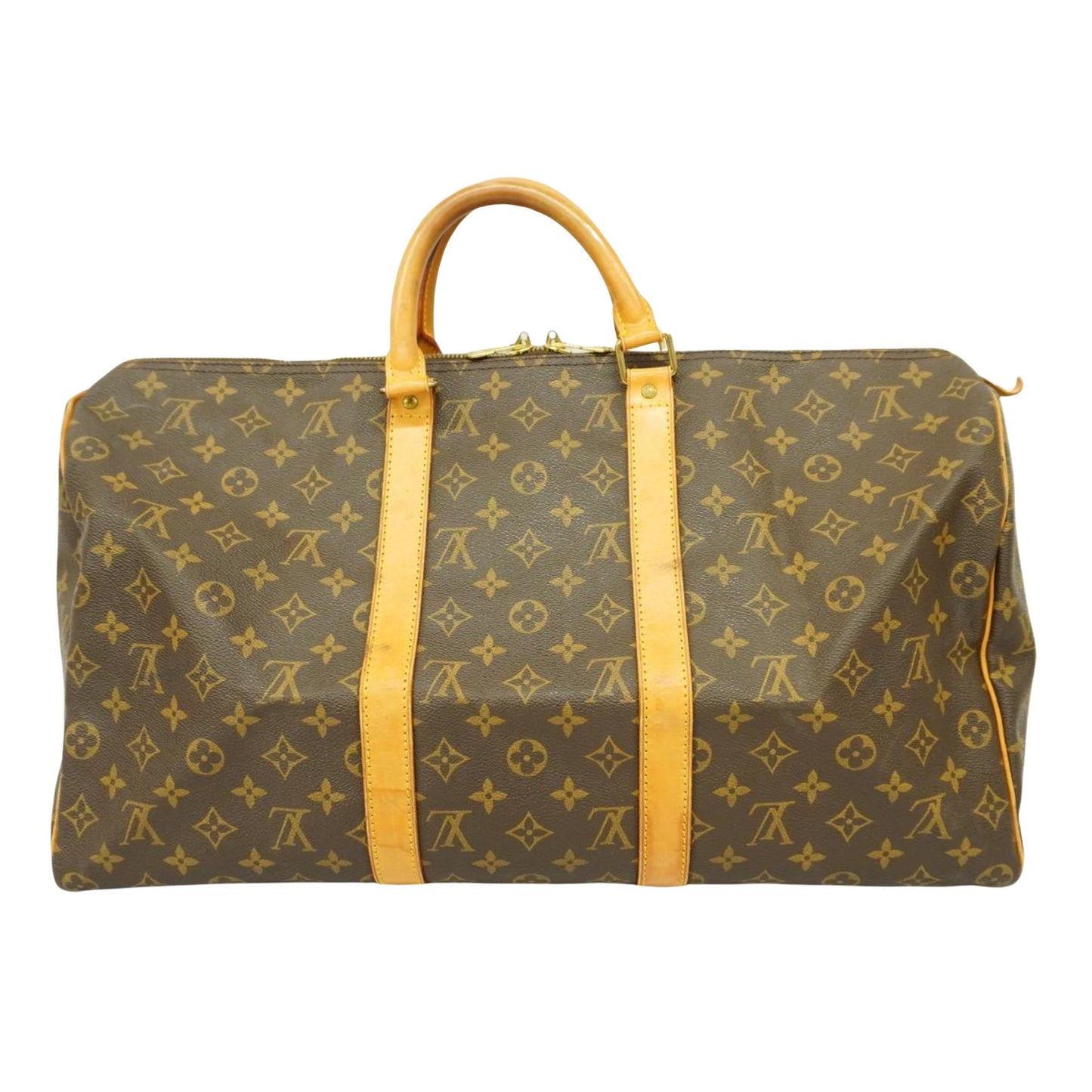 Louis Vuitton Keepall 50  Canvas Travel Bag ()