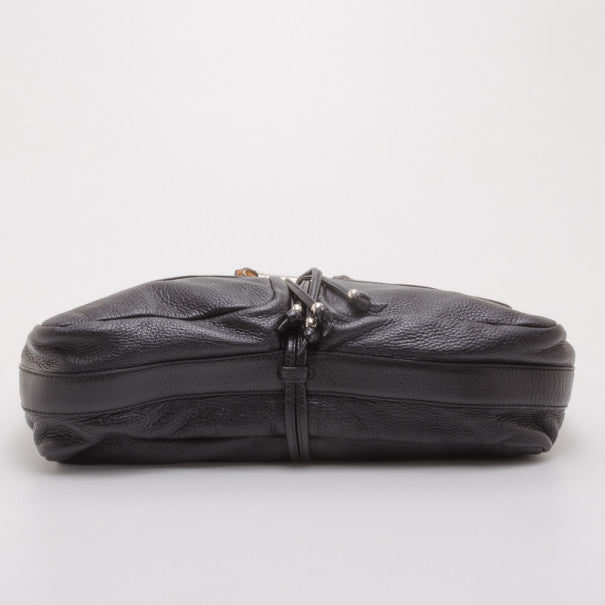 Luxury Gucci Trending 2025 Black Leather Jungle Messenger..