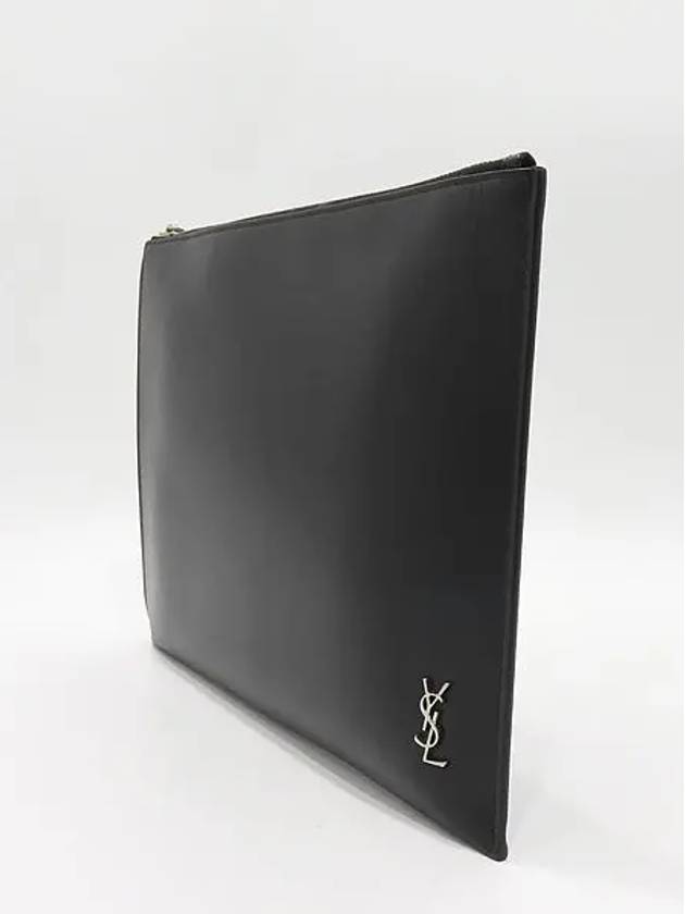 Luxury Saint Laurent YSL Mouth Clutch Bag