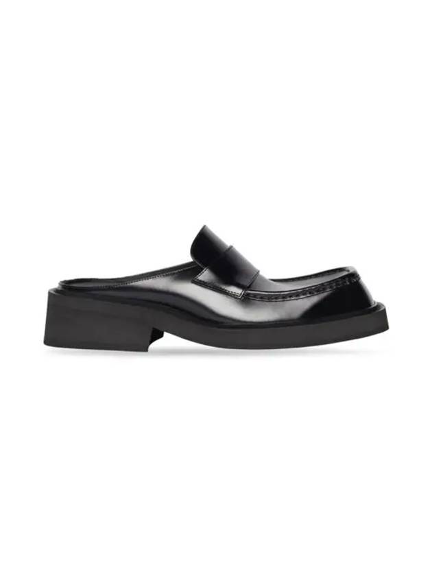 Luxury Balenciaga Inspector 40MM Leather Bloafer Black