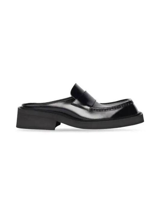 Luxury Balenciaga Inspector 40MM Leather Bloafer Black
