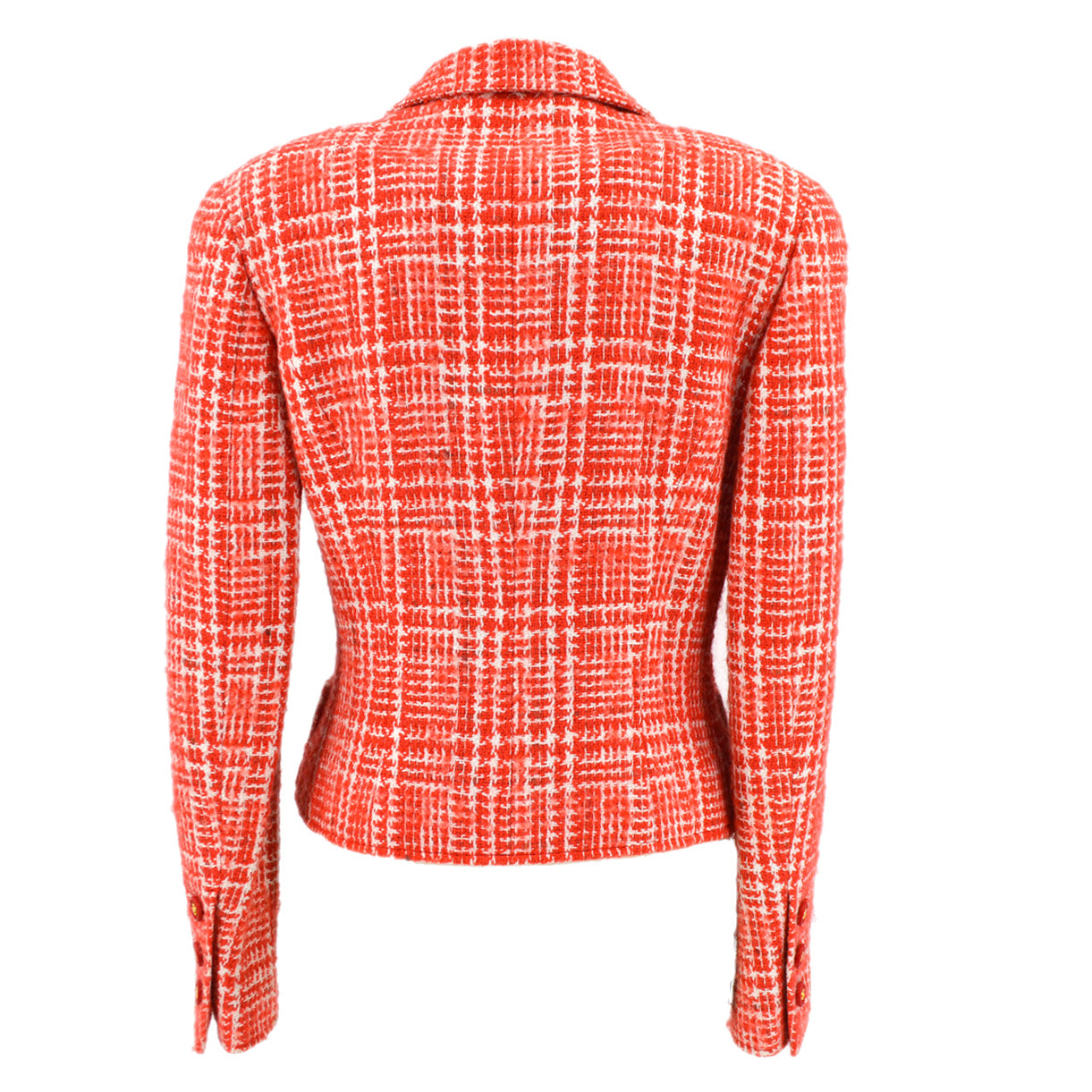 Luxury Chanel 1997 spring CC-buttons tweed jacket #38