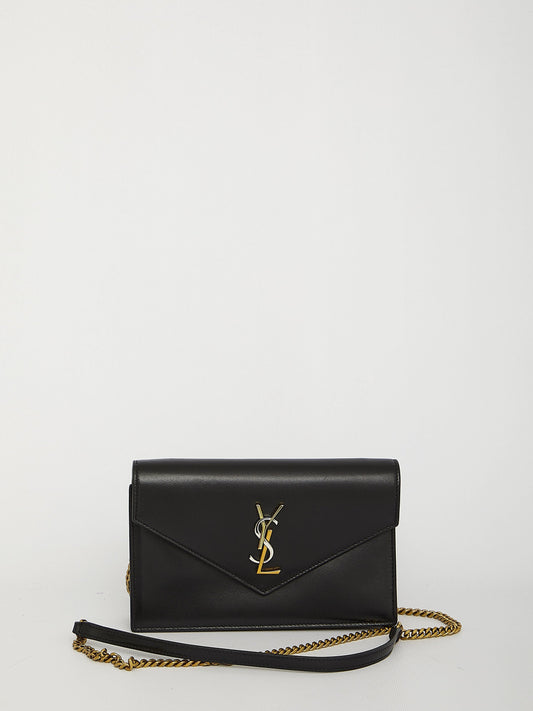 Luxury Saint Laurent Women's Cassandre Bag With Chain in Black | 743050AAB4K