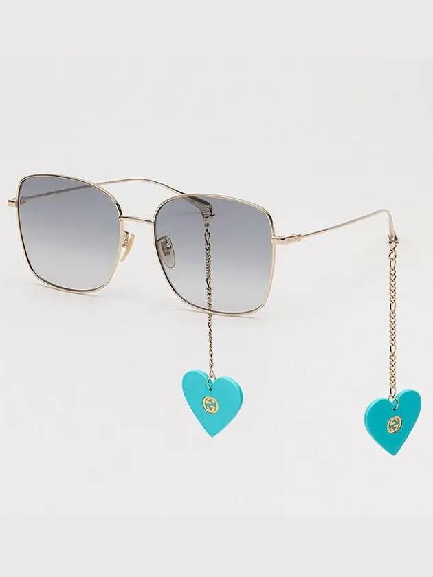 Luxury Gucci Trending 2025 Square Frame Sunglasses Gold