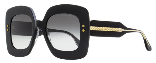 Luxury Bottega Veneta Women's Square Sunglasses BV0237S 001 Black 50mm