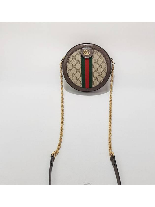 Luxury Gucci Trending 2025 Ophidia GG round mini shoulder bag 550618