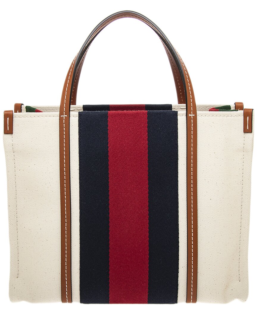 Luxury Gucci Trending 2025 Interlocking G Small Canvas & Leather Tote