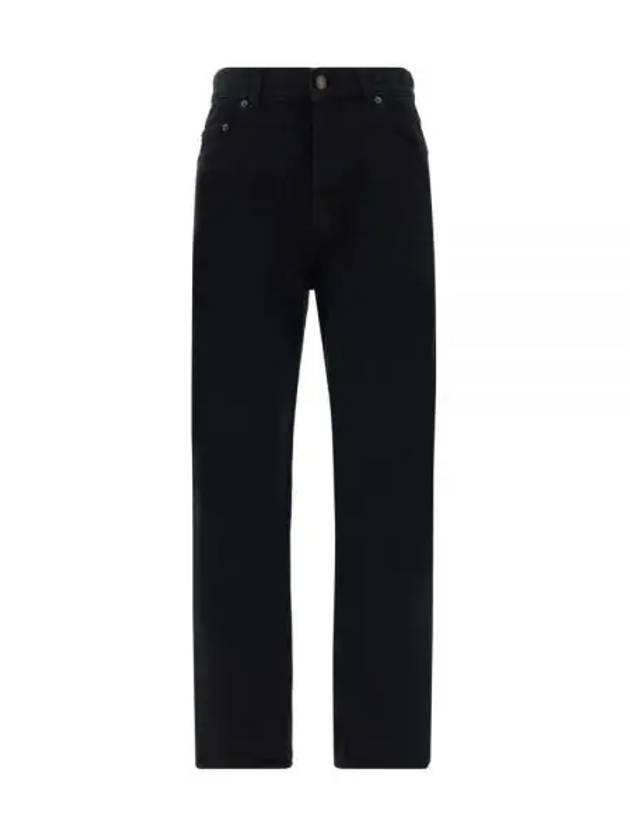 Luxury Saint Laurent Vanessa Denim Straight Jeans Black