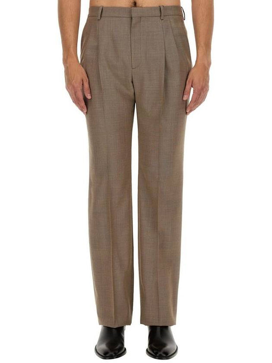 Luxury Saint Laurent Straight Pants 780236 Y1I25 1506 NEUTRANS