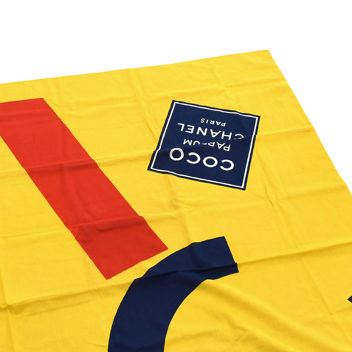 Chanel Scarf Yellow Small New
