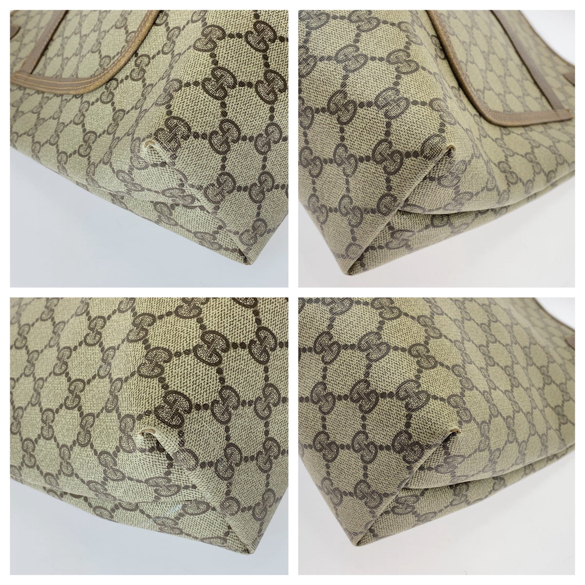 Luxury Gucci Trending 2025 GG Supreme Canvas/Leather Tote Shoulder Bag