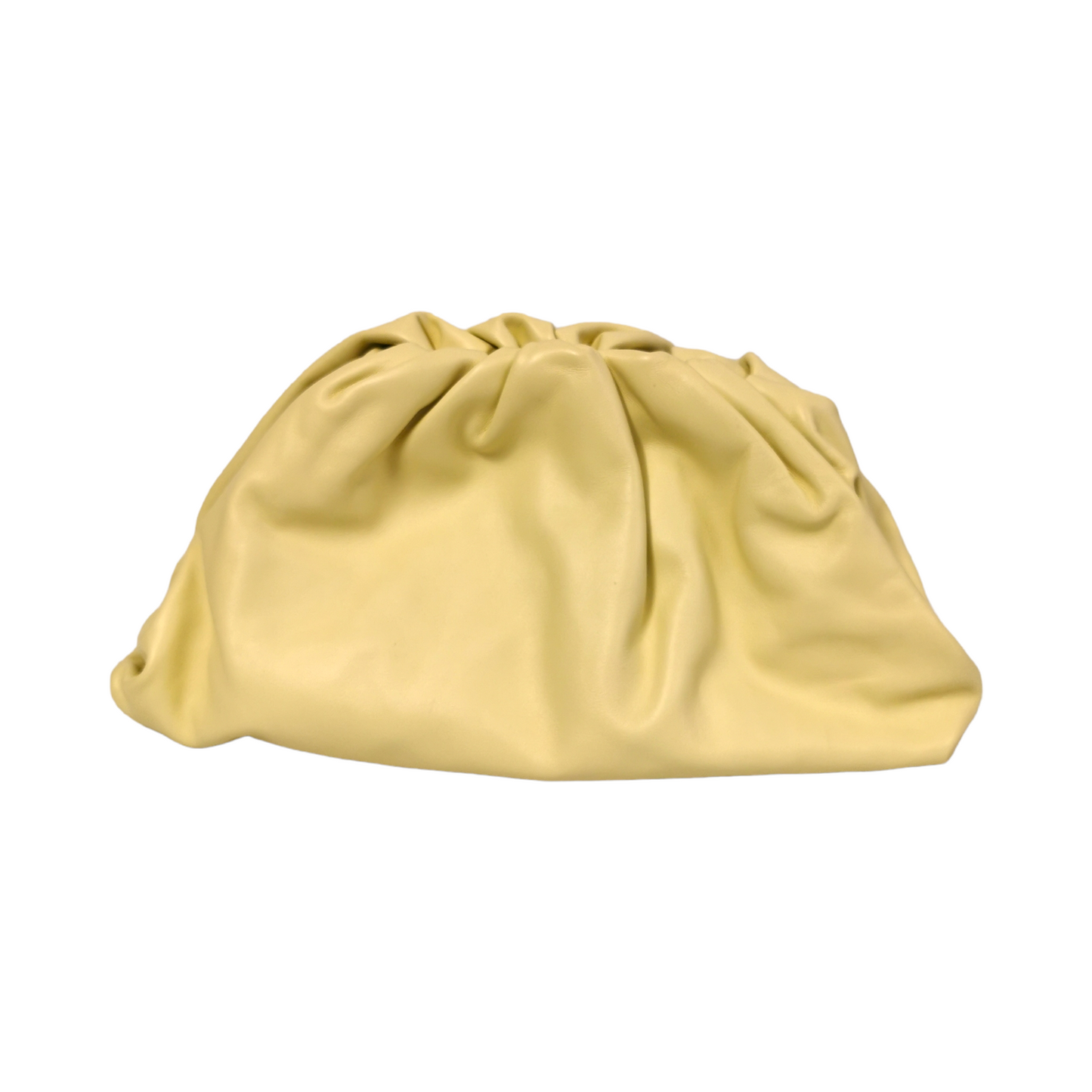 Luxury Bottega Veneta The Pouch Clutch Yellow