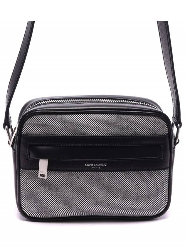 Luxury Saint Laurent Camp Camera Cross Bag Black
