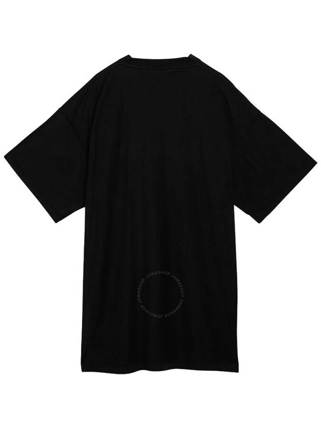 Luxury Balenciaga Logo Print Short Sleeve T-Shirt Black