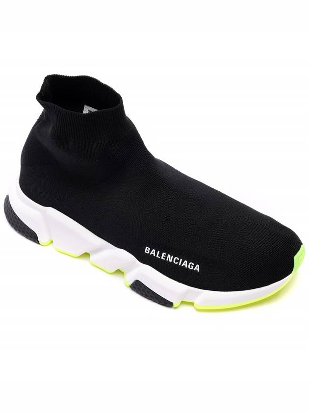 Luxury Balenciaga Speed Runner High Top Sneakers Black Yellow