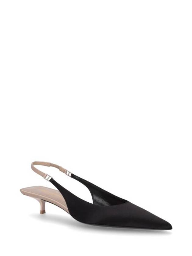 Luxury Saint Laurent Women's Cherish Sling Back Pumps Heels Black