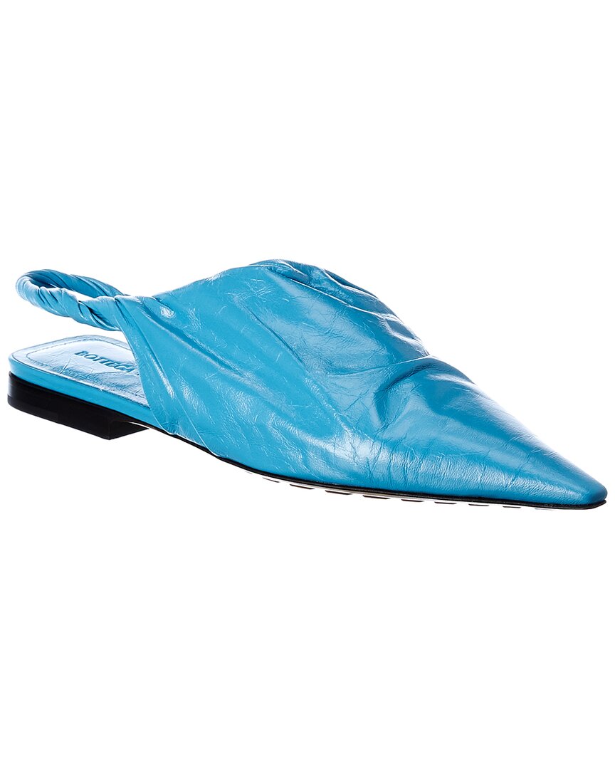 Luxury Bottega Veneta Leather Slingback Flat