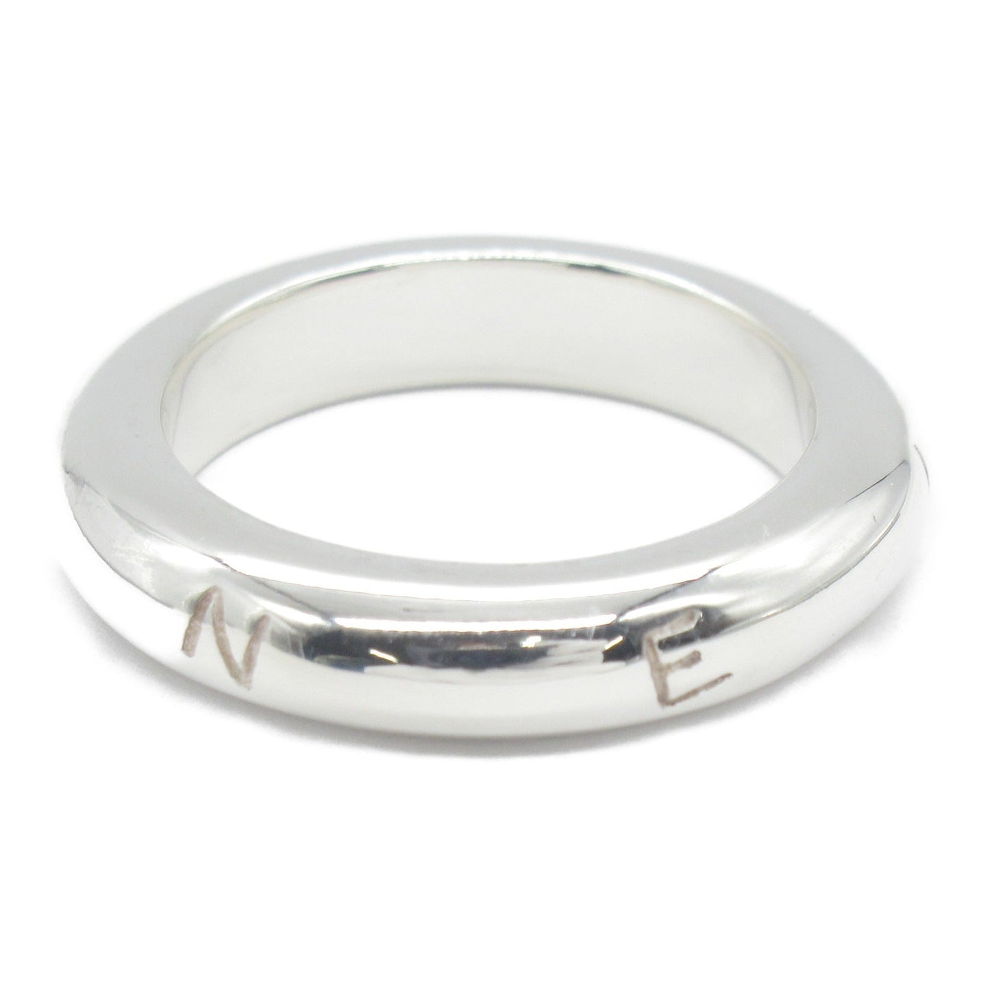 CHANEL Logo Ring and Ring Jewelry Silver 925  Silver