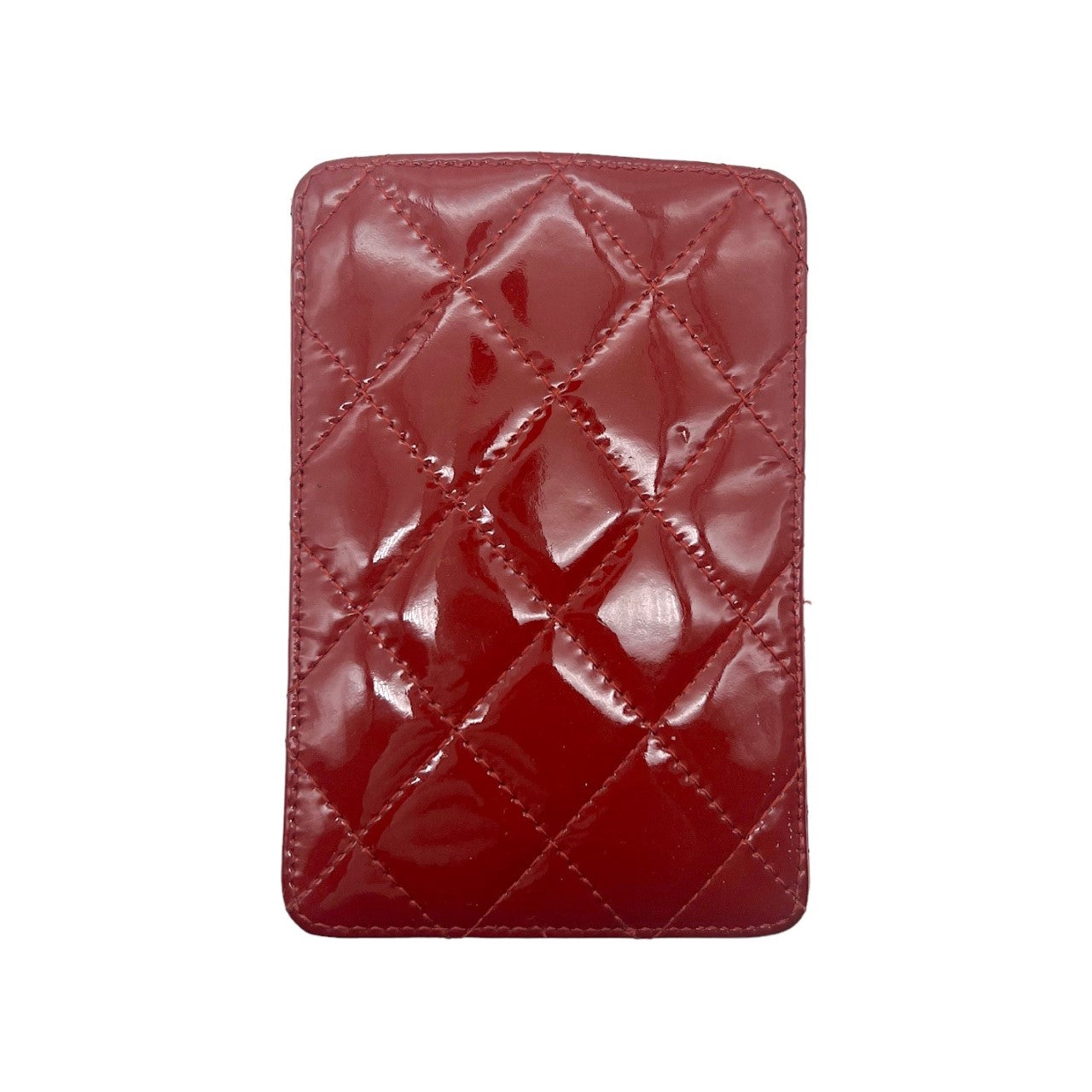 Luxury Chanel bag Red Patent Leather Card Holder