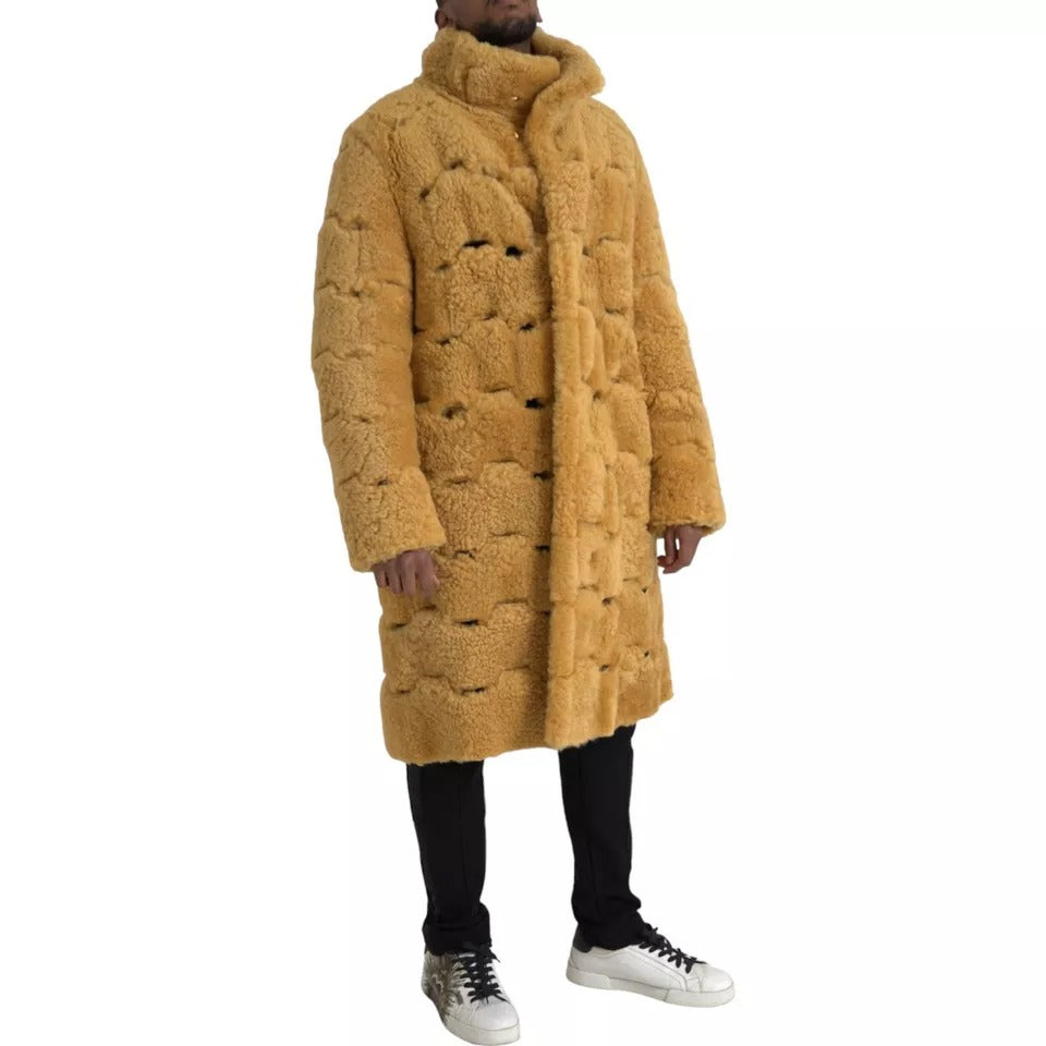 Luxury Bottega Veneta  Wool Long Teddy Coat Men's Jacket