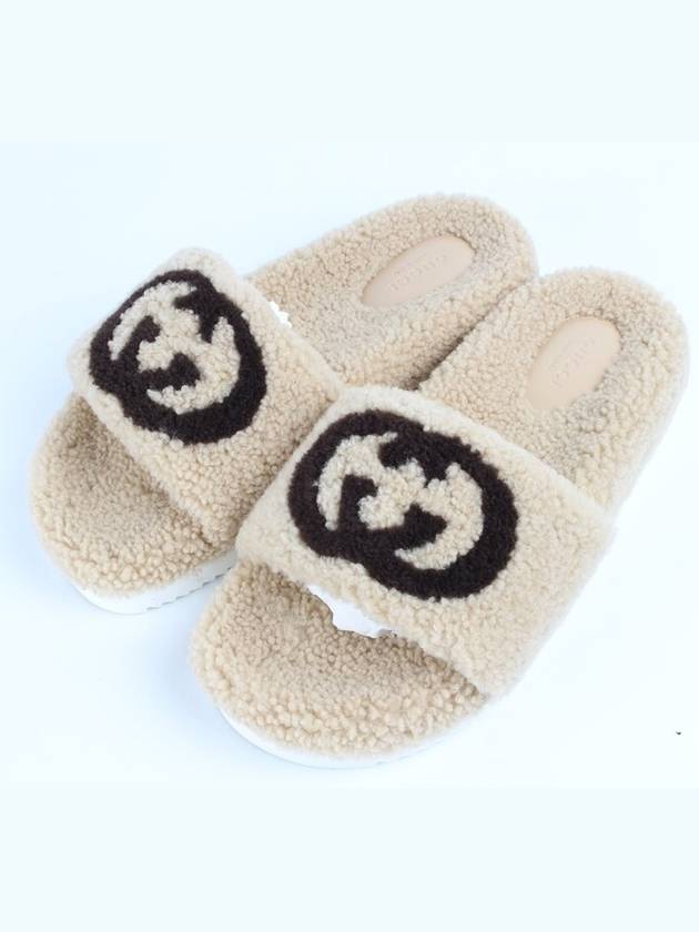 Luxury Gucci Trending 2025 GG fleece slippers 8 270