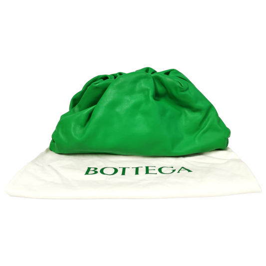 Luxury Bottega Veneta The Pouch Clutch Green