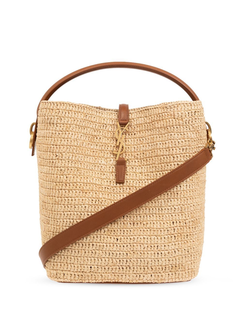 Luxury Saint Laurent Women's Le 37 Hobo Medium Bag in Natbrick | 773991GAAD7
