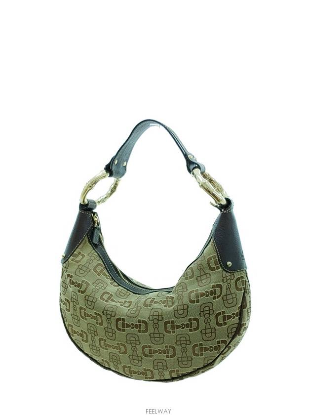 Luxury Gucci Trending 2025 Horsebit jacquard hobo shoulder bag 211519