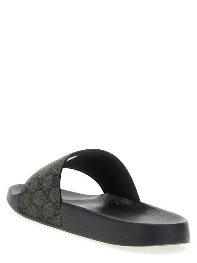 Luxury Gucci Trending 2025 GG Monogram Slider Slippers Grey