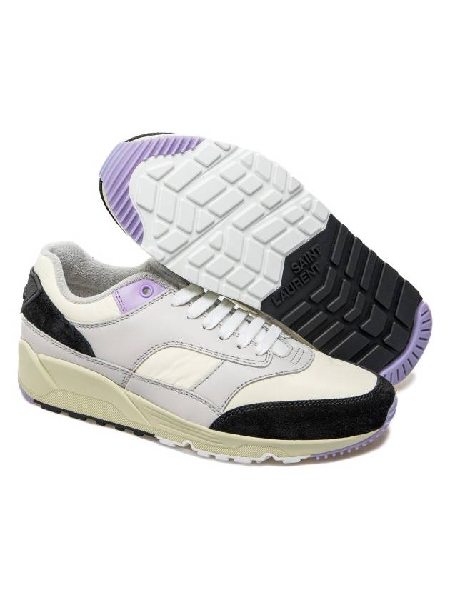 Luxury Saint Laurent Bump Low Top Sneakers Air Grey