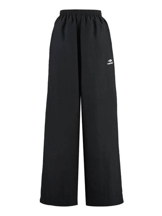 Luxury Balenciaga 3B Sports Icon Medium Fit Track Pants Black