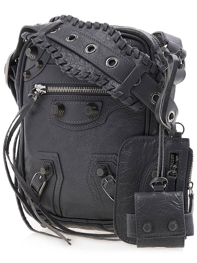Luxury Balenciaga Le Cagole Cross Bag Dark Grey