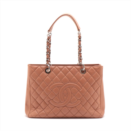 Chanel GST Caviar S Chantrotot Bag Beige Silver  14th