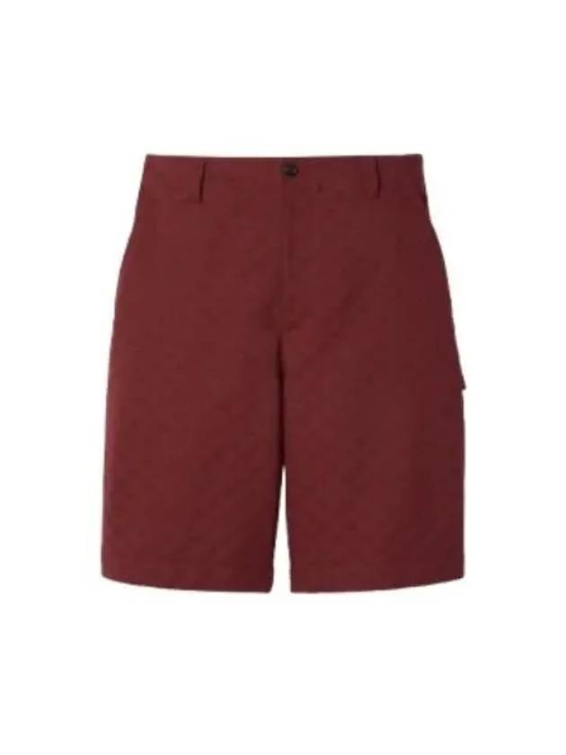 Luxury Gucci Trending 2025 Rosso Ancora GG Canvas Shorts Red
