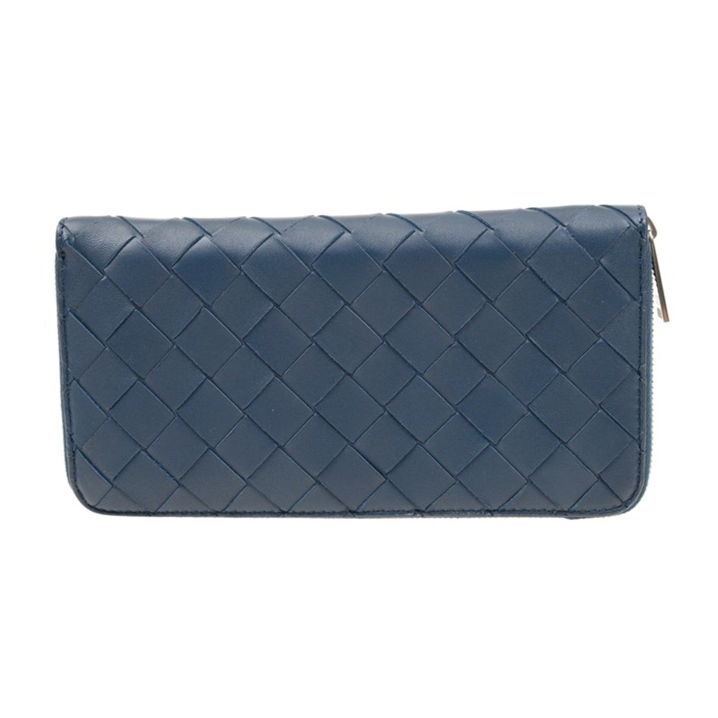 Luxury Bottega Veneta Long Zipper Leather Wallet