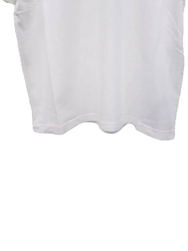 Luxury Balenciaga Back Logo Short Sleeve T-Shirt White