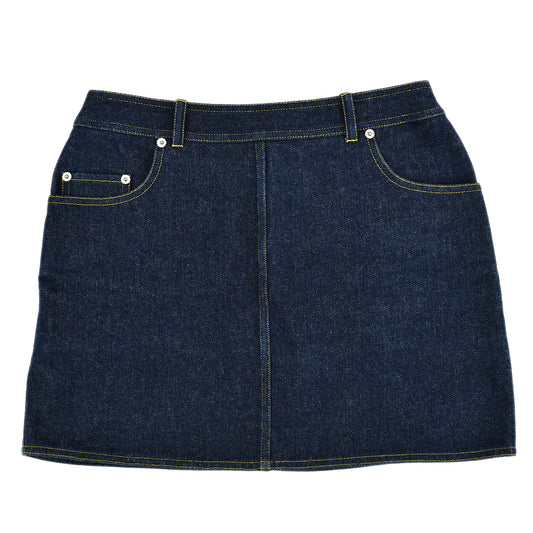 Luxury Chanel Spring 1996 Denim Skirt #40
