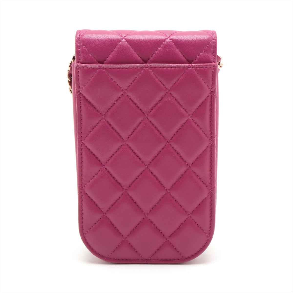Chanel Lambskin  Ramsay Chain Shoulder Bag Rose G  28th