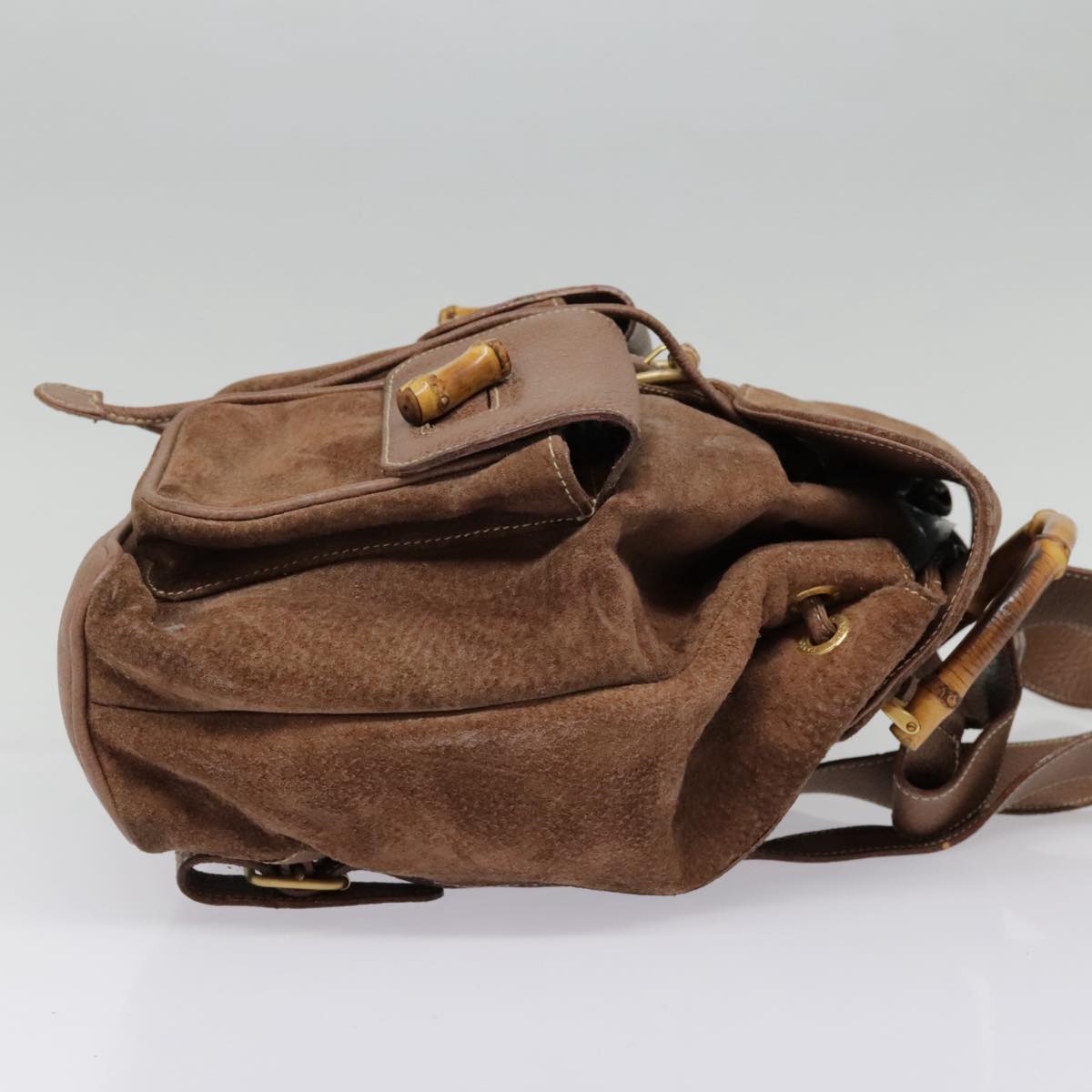 Luxury Gucci Trending 2025 Bamboo  Suede Backpack Bag