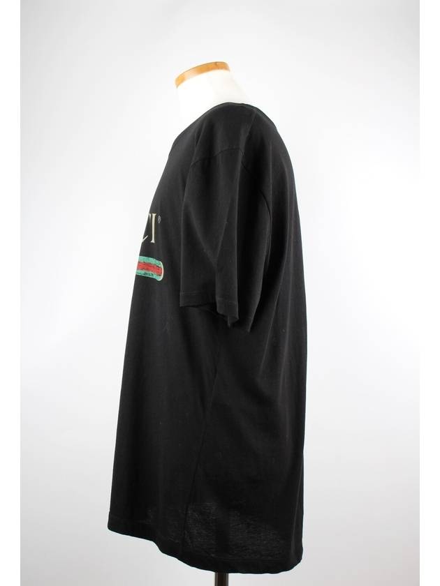 Luxury Gucci Trending 2025 Logo Short Sleeve Black XL