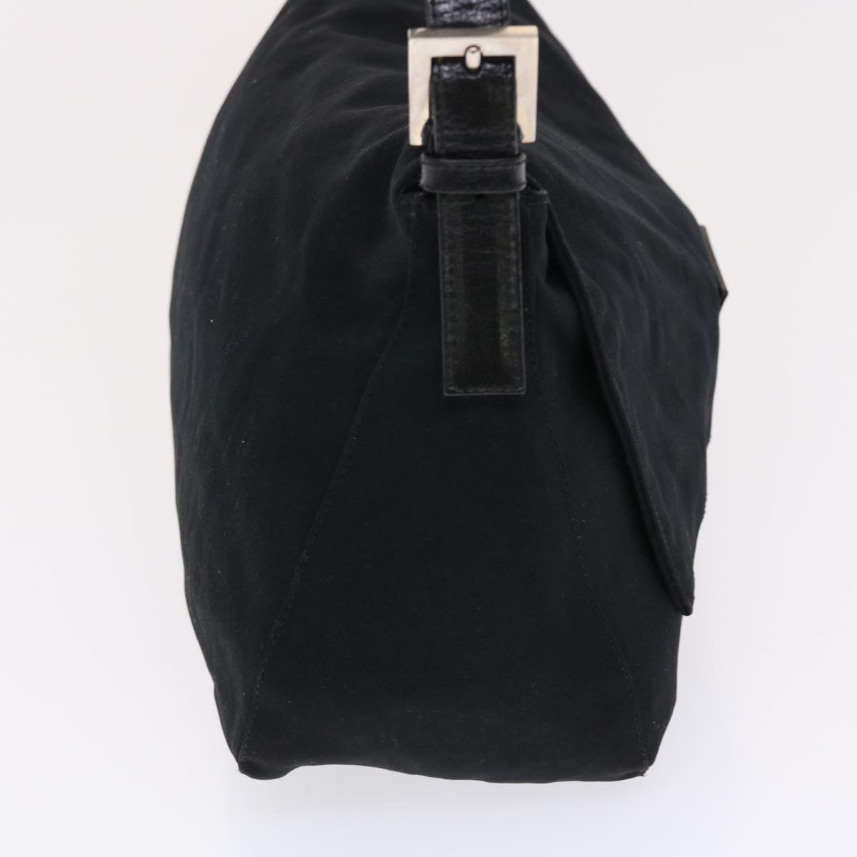 Luxury FendiMamma Baguette Shoulder Bag Nylon Blackep1270