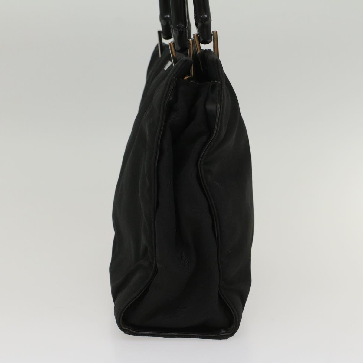 Luxury Gucci Bamboo Hand Bag Canvas Black 002 1016  ep1617
