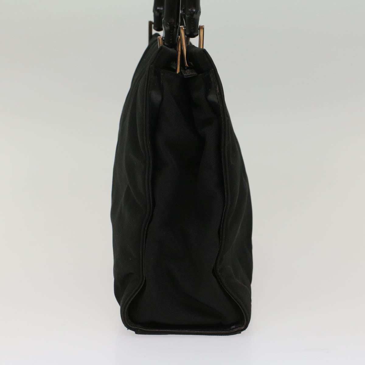 Luxury Gucci Bamboo Hand Bag Canvas Black 002 1016  ep1617
